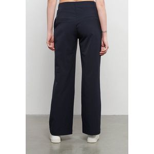 &Co woman - Travel B - Donkerblauwe Broek - Straight Fit - XS