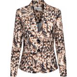 DAKOTA BUTTERFLY VC-Cinnamon Multi - Blazer - Polyester - 2-knoops Sluiting - Kraag/Revers