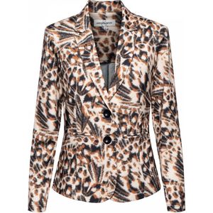 DAKOTA BUTTERFLY VC-Cinnamon Multi - Blazer - Polyester - 2-knoops Sluiting - Kraag/Revers