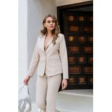 &Co Woman - PHILEINE TRAVEL - Blazer - Zand - Getailleerd