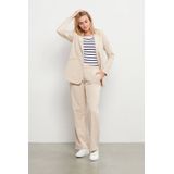 &Co Woman - PATRICE TRAVEL - Damesbroek - Crème - Loose Pasvorm