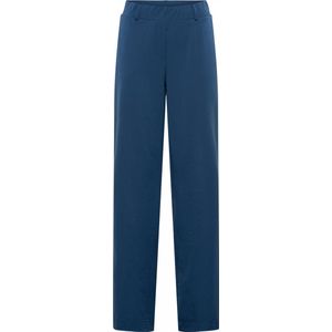 &Co Woman straight fit broek PATRICE TRAVEL blauw