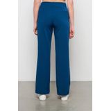 &Co Woman - PATRICE TRAVEL - Straight Fit Broek - Blauw