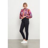 &Co Woman - Penny Comfort - Broek - Navy - Twill