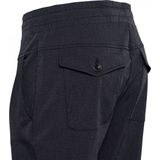 &Co Woman travelstof slim regular waist casual broek grijs melange