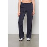 &Co Woman straight fit broek PATRICE TRAVEL antraciet