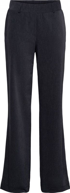 &Co Woman straight fit broek PATRICE TRAVEL antraciet