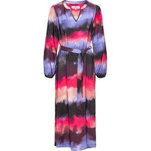 &Co Woman - Avena Watercolor Jurk - Pink Multi