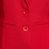 &Co - Blazer - Rood - Comfort Twill