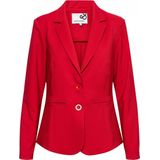 &Co - Blazer - Rood - Comfort Twill