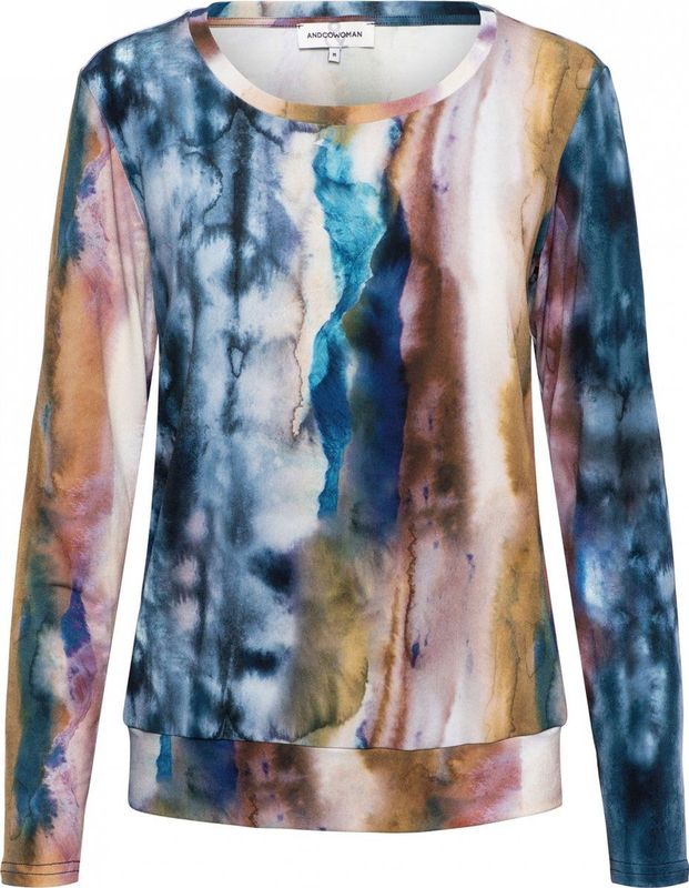 &Co - Longsleeve - Zwart - Jersey - Ronde Hals - Lange Mouwen