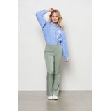 &Co Woman - Penelope - Flare Broek - Zwart - Stretchstof