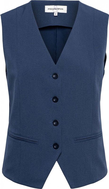 &Co Gilet GL106 Priya - Blauw