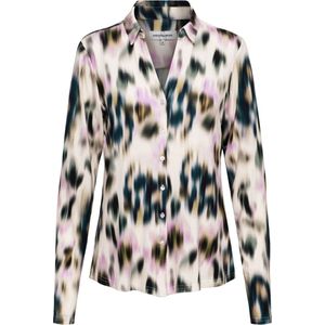 Andcowoman - Vayen - Blouse - Khaki - 95% Viscose 5% Elastaan