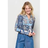 Andcowoman - Vayen Paisley Patchw - Blouse - Indigo