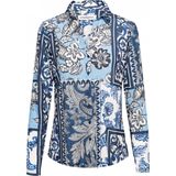 Andcowoman - Vayen Paisley Patchw - Blouse - Indigo
