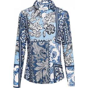 Andcowoman - Vayen Paisley Patchw - Blouse - Indigo