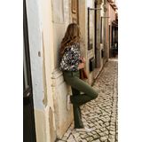 VAYEN LEAF Blouse - Zwart Multi