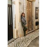 VAYEN LEAF Blouse - Zwart Multi