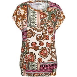 &Co - Paisley On - Top - Olive Multi