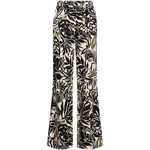 &Co Woman - Pantalon - Print - Elastische Band - Twee Zakken