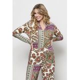 &Co - Nadine Paisley - Broek - Olive multi