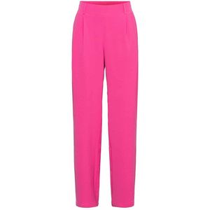 &Co Woman - Pantalon - Roze - Wijde Pijp - Elastische Tailleband
