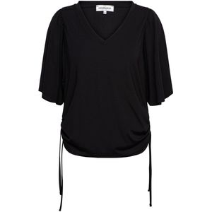 Andco Woman - Misha - T-shirt - Zwart - 60% Viscose 31% Polyamide 9% Elastaan