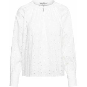 &Co Woman Top Lange Mouw WILLA - Kleur Wit