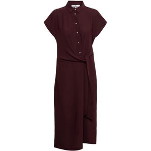 &Co - Elianna - Jurk - Aubergine