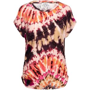 Andco Woman - Vineeta Tie-Dye - T-shirt - Soft Pink Multi - EcoVero Viscose