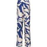 &Co Woman - NADINE BANANA LEAF - Broek - Blauw - Lang Model