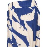 &Co Woman - NADINE BANANA LEAF - Broek - Blauw - Lang Model