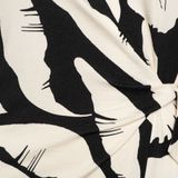 &Co Woman - LIZZY - Wikkeljurk - Zwart - Korte Mouwen - V-hals