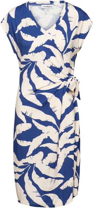 &Co Woman - Midi Jurk - Blauw