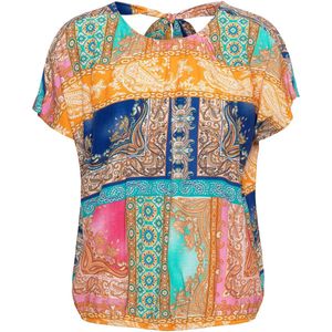 T-shirt - Multi Paisley - Katoen