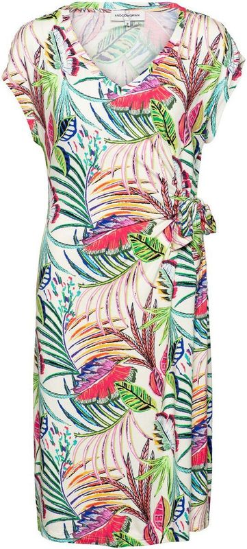 &Co Woman - Lizzy Multi Leaf - Jerseyjurk - Veelkleurig