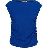 &Co Woman - Blauw - Mouwloze Top - Jersey