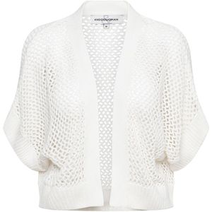 &Co Woman - Vest Beth - Offwhite - Vesten