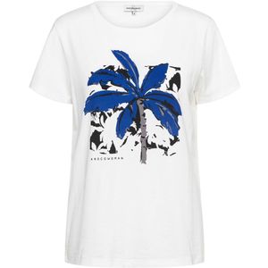 &Co T-shirt Samira - Wit/Cobalt