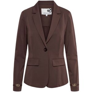 SisterS point Blazer Viksa Bl 19161 D.chocolate Dames Maat - XL