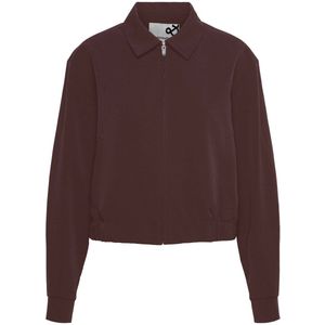 &Co Woman Jas bruin (Maat: XS) - Effen