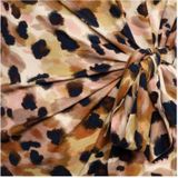 &Co Woman - Top - Bruin - Aansluitend - Rechte Mouwen - Ronde Hals