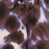 Andco woman - AVIN PURPLE TIE-DYE - Blouse - Iris Multi - Kraag met Knoopsluiting