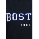 &Co Woman - Artwork Sweatshirt Hoodie - Blauw - Oversized - Katoen