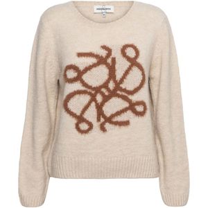 &Co - M-Beige - Pullover - Lange Mouw - Ronde Hals