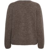 &Co Woman - Bilal - Pullover - Chocolate - Lange Mouw
