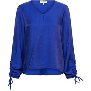 MARBELLE - IB-Iris - Dames Shirt - Iris - Luxe Satijnlook