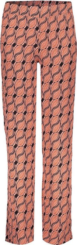 Geisha Meisjes broek AOP - licht terra/zwart