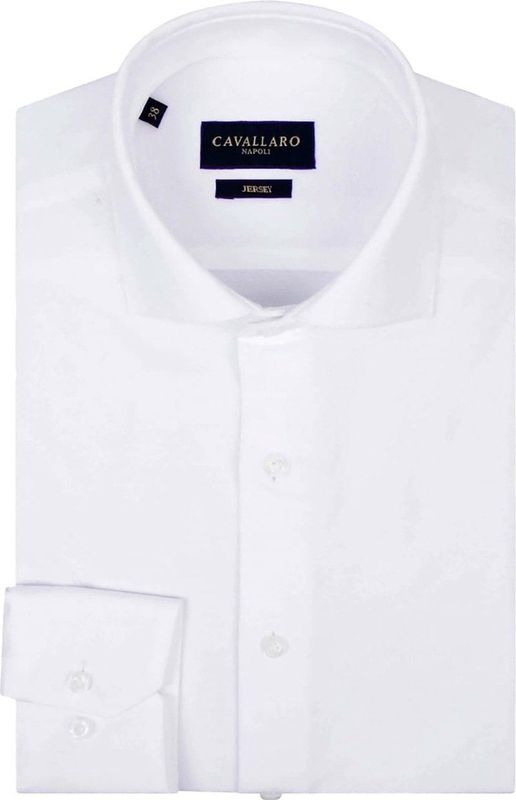 Cavallaro - Napoli - Overhemd - Wit - Slim Fit